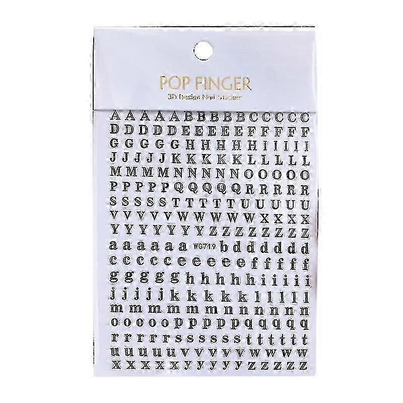 26 Letters Uppercase Lower Case Letters Self Adhesive Stickers For Envelopes
