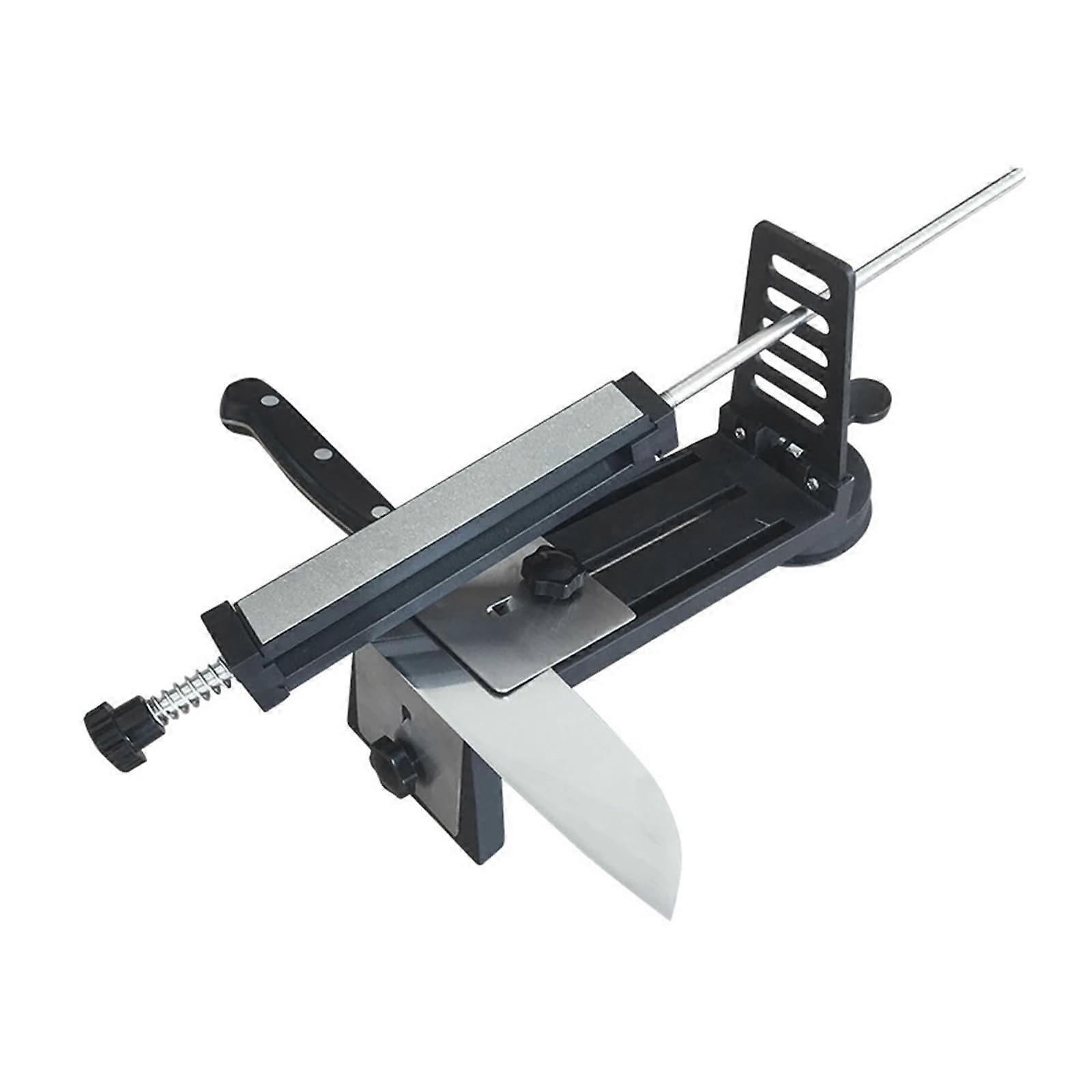 Knife Sharpener Kit with QuickClamp System and Sharpening Stones for Kitchen Chef Knives Fine Grinding