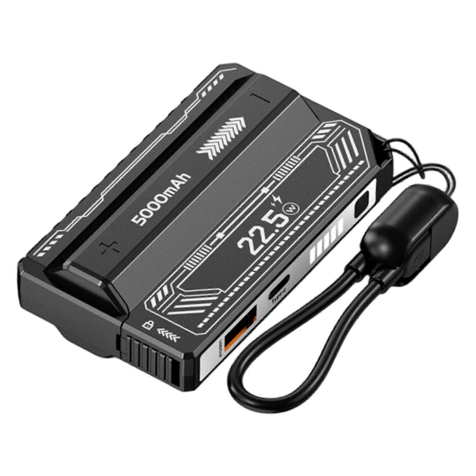Portable 21700 Battery Storage Case Empty Shell Spring Loaded Ejector Plug Impact Resistant For Mobile Charging  Black
