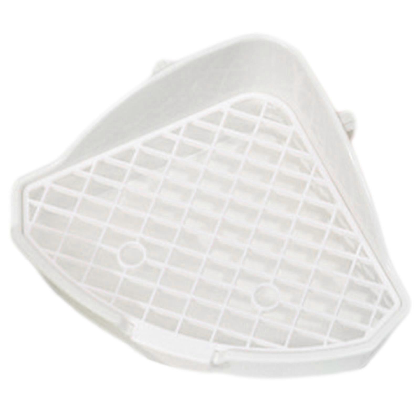 مثلث مرحاض الأليفة مدرب نونية الهامستر قفص ركن المرحاض مع صندوق قمامة قاعدة قابل للفصل للسناجب شنشلس أبيض