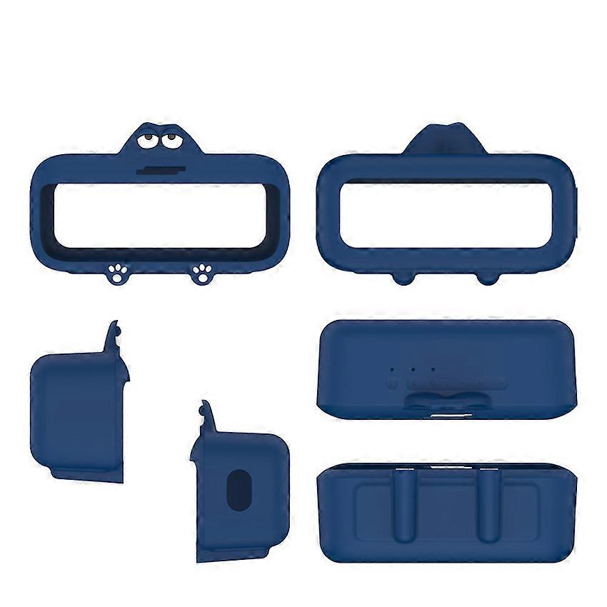 Bluetooth Speaker Silicone Protective Case for Bose Sound Link Plus - Shockproof Solid Color Soft Case Blue (K25)