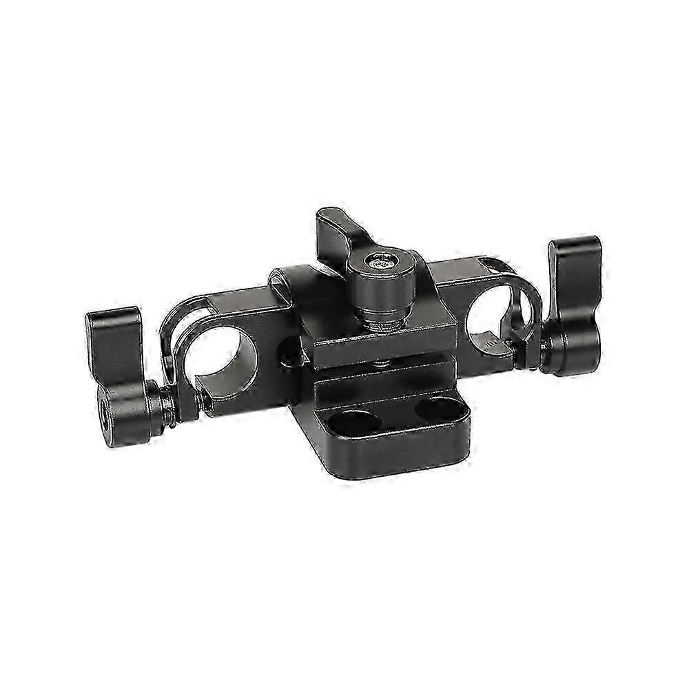 Lanxri 360 Degree Rotating 15mm Rail Blocks Clamp for DSLR Camera Rod Supporting System