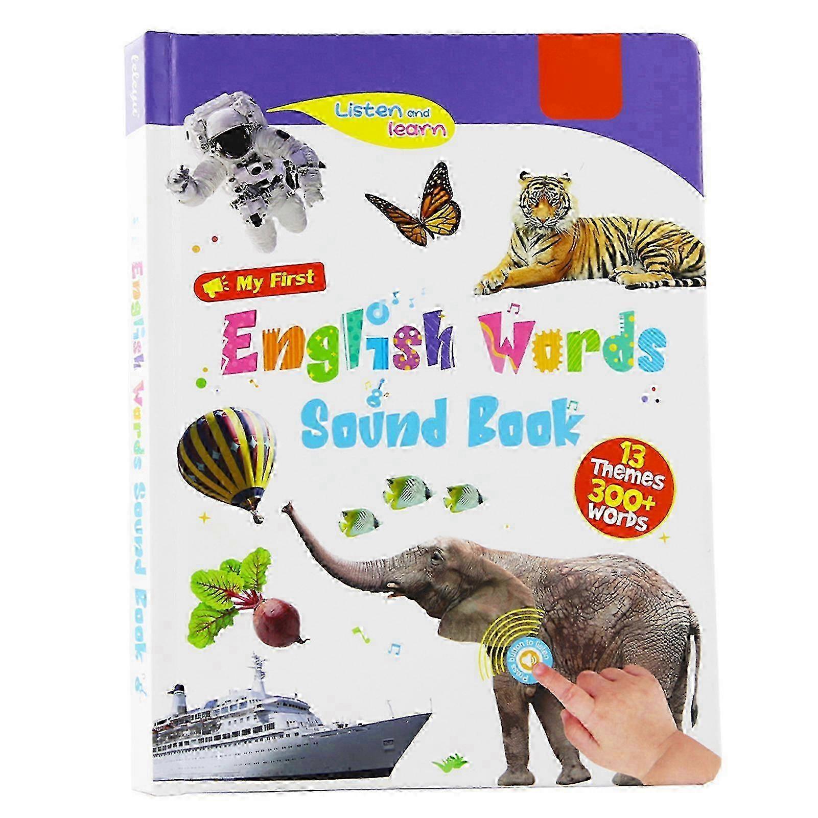 English Learning Activity Book with Interactive Word Games