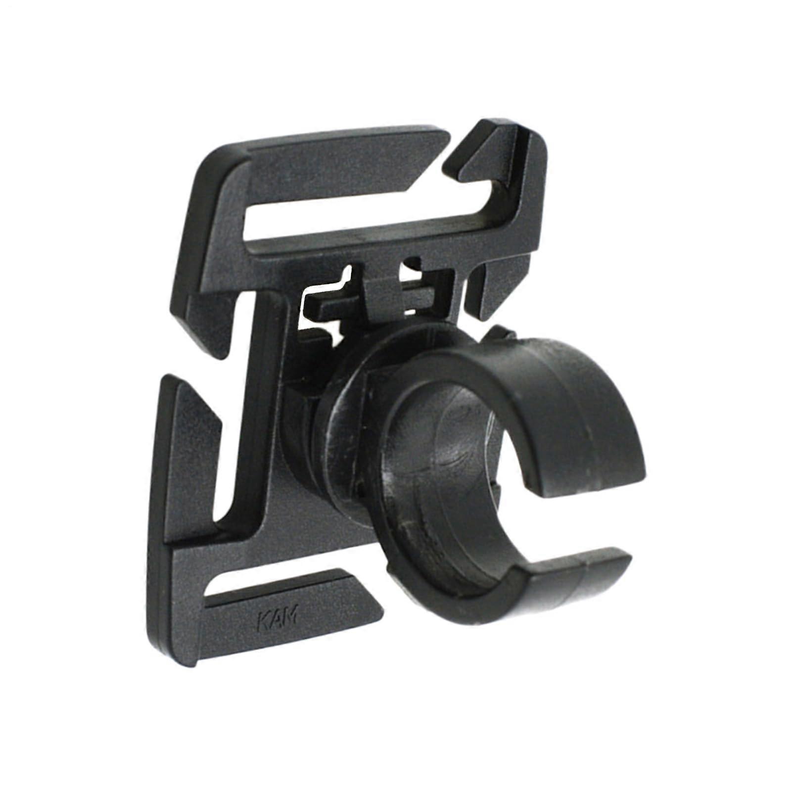 Hydration Bladder Hose Clip 360° Rotatable with Quick Release DRing Carabiner for Hiking Backpack Black