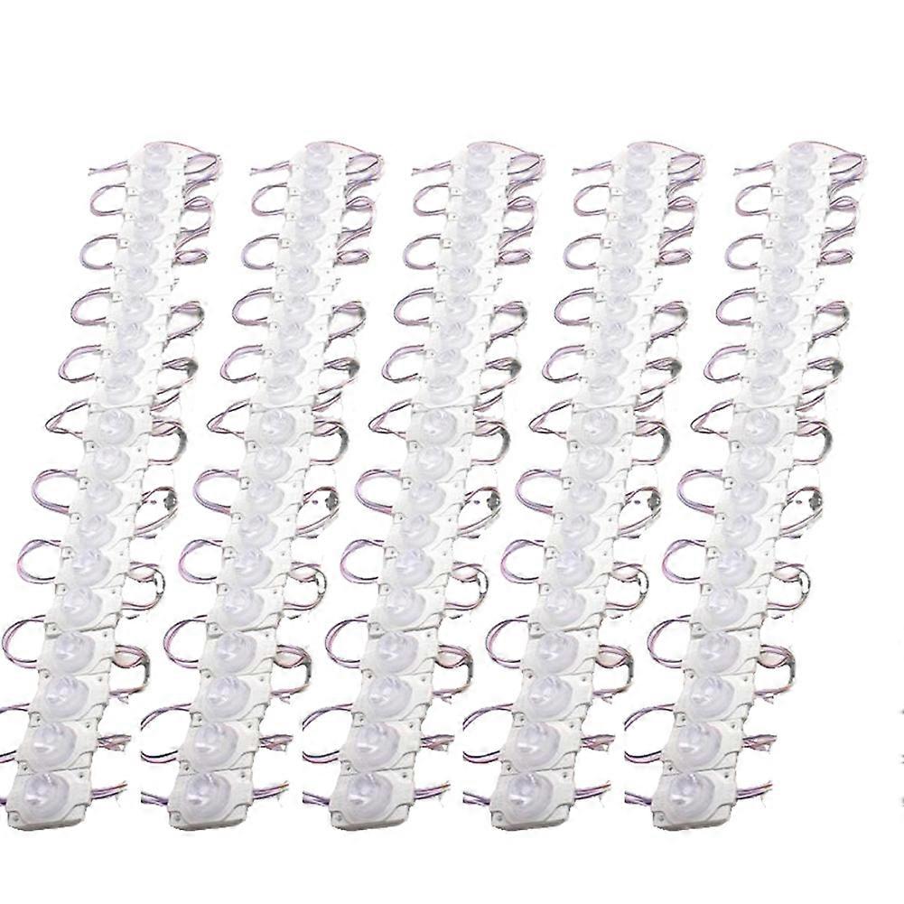 100PCS 12V 3030 1.5W LED Module String with Lens for Advertising Sign Backlight