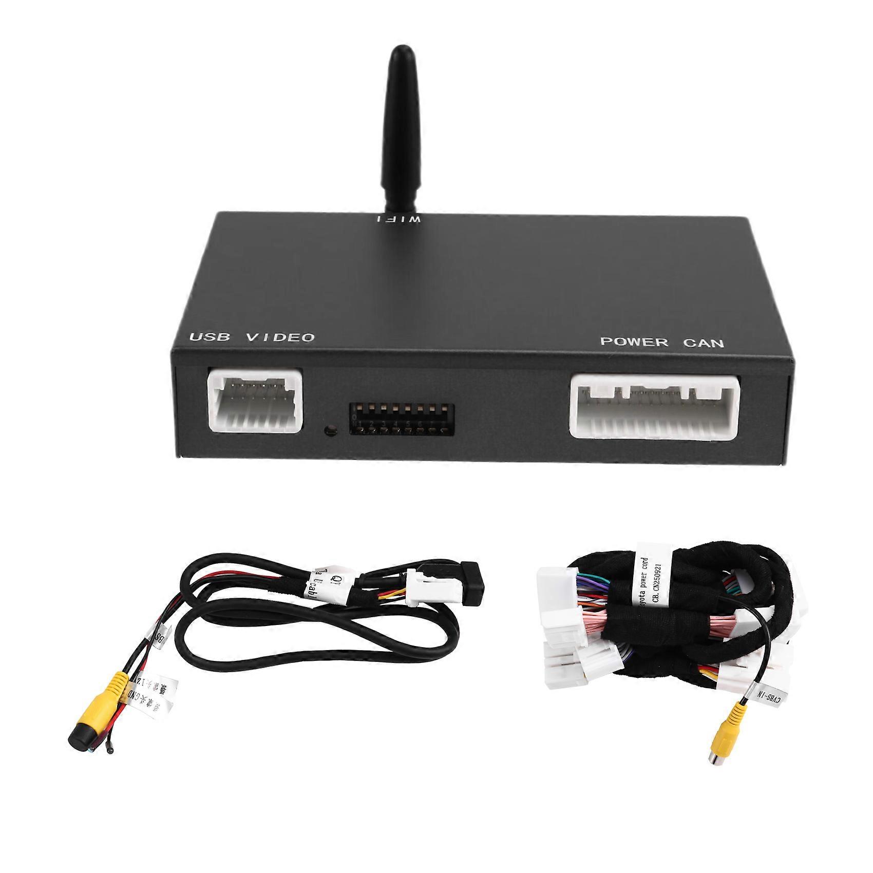 Wireless Carplay Android Auto for TOYOTA Touch 2 Entune 2.0 Highlander Tundra Sienna Prius Yaris CHR Module Decoder