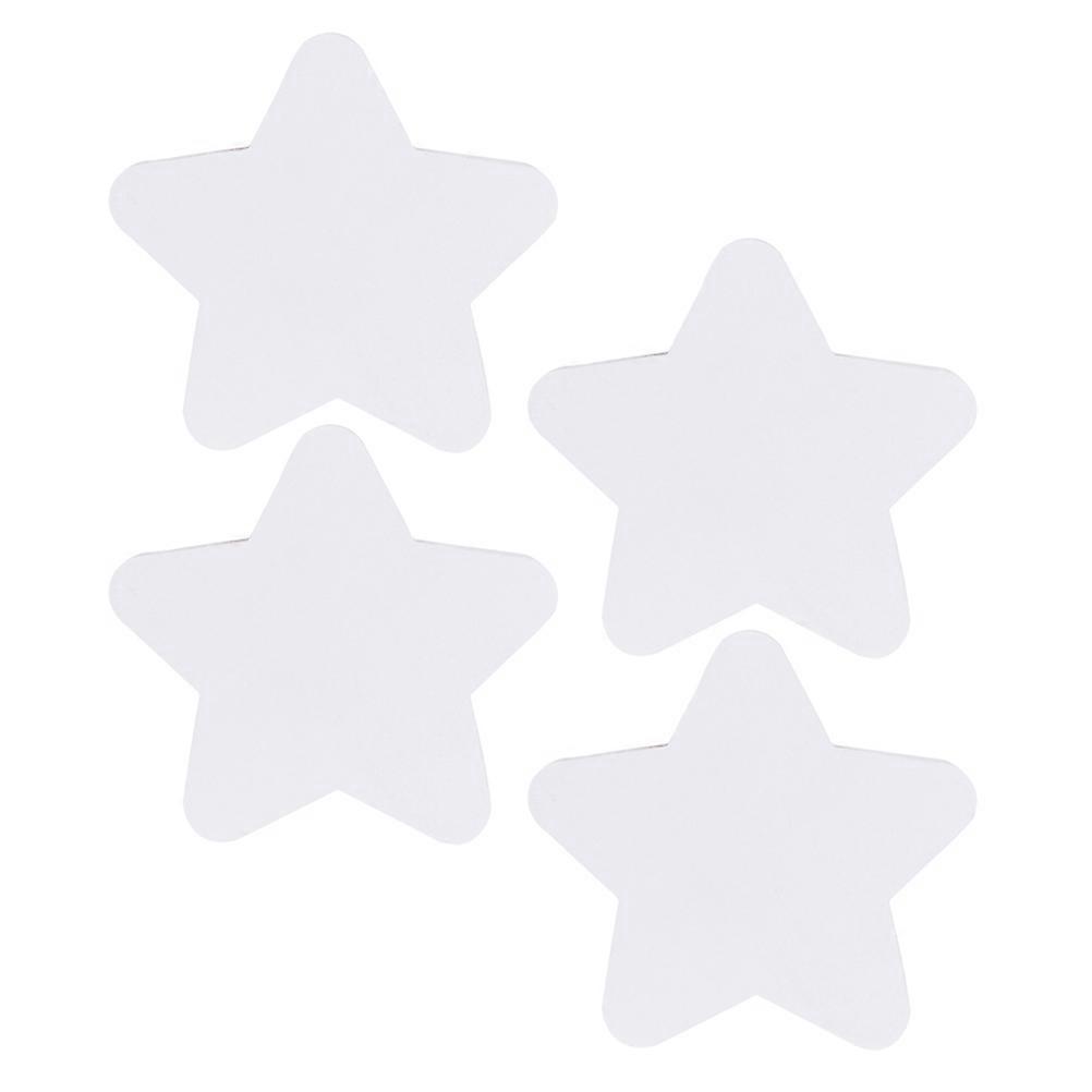 Mini Stretched Canvas For Painting 4 Pcs Round Edge Cotton Boards For Beginners Students Art Projects 15X15X0.20CM Painting Surface