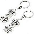 2pcs F1 Racing Keychain Metal Formula One Racing Keychain Car Keychain Handbag Charm szsh02