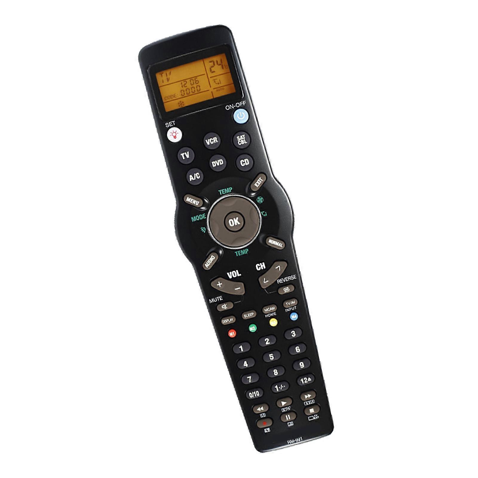 User Friendly Remote Controller RM-991 Featuring Copy Technology For Convenient Integration In Entertainment Systems Multicolor
