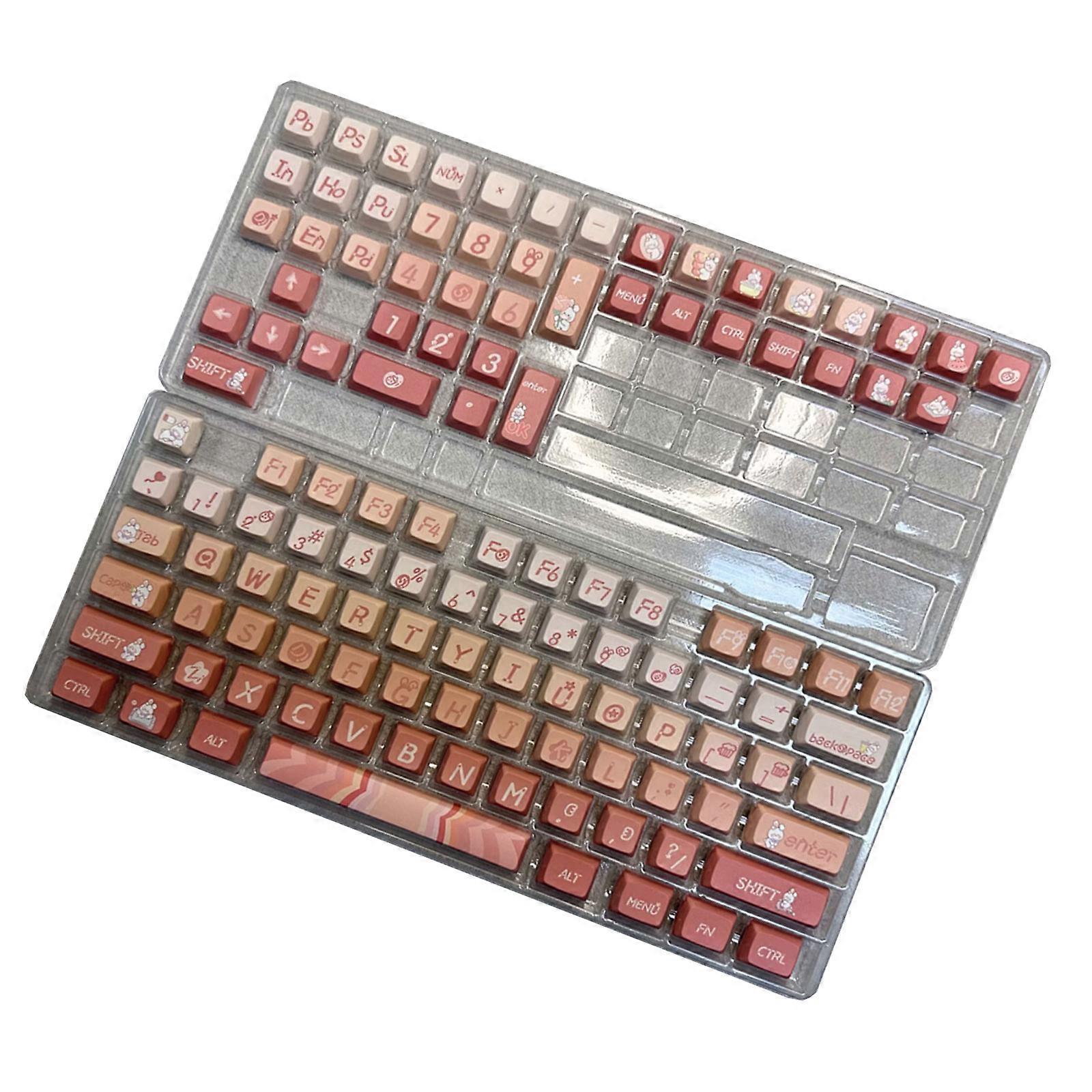 Color Animal Keycap 120keys XDA Profile Pbt Heat Sublimated Keycaps For Mechanical Keyboards Switches Multicolor
