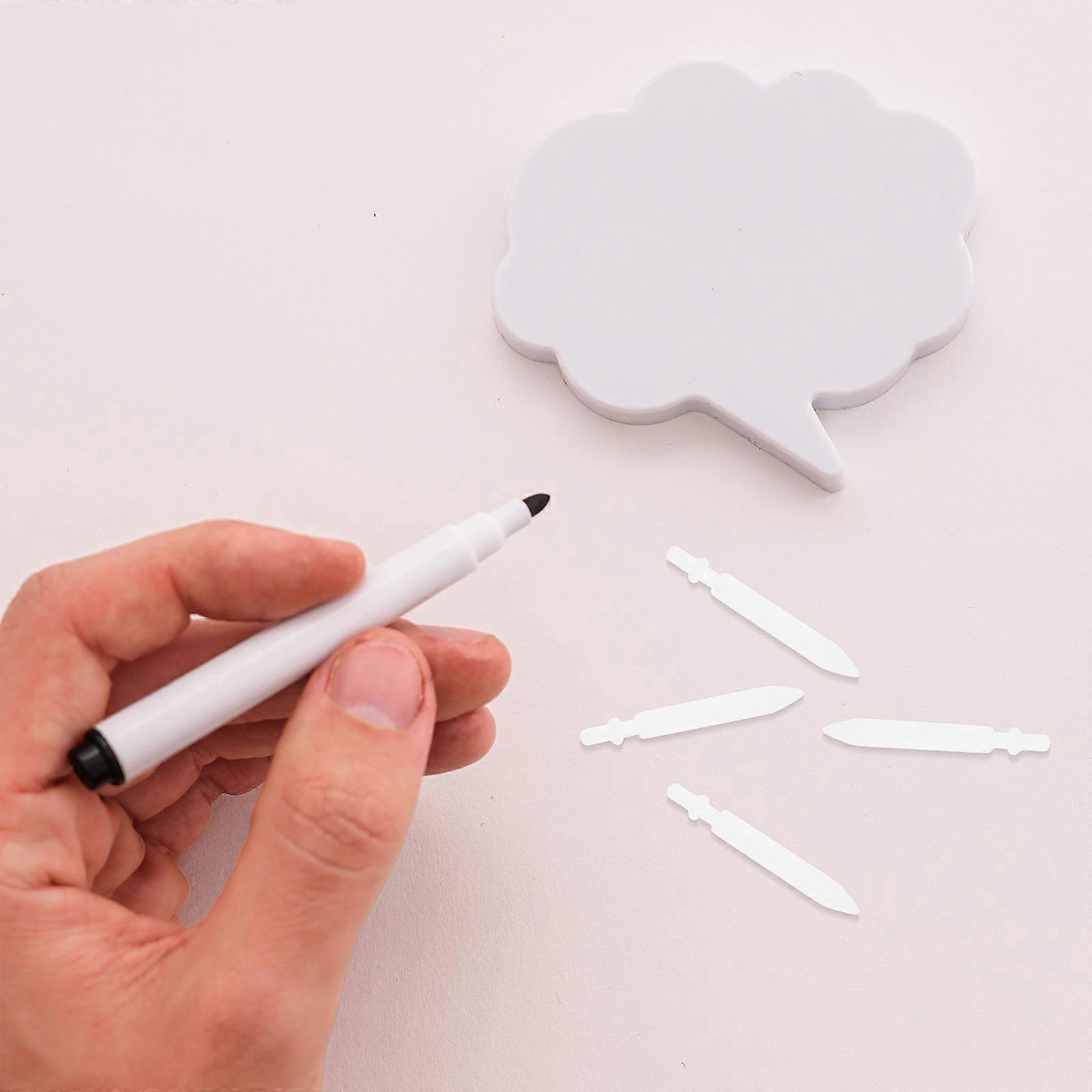 Refillable Paint Pen Nylon Nibs for Replacement 10Pcs White Marker Tips