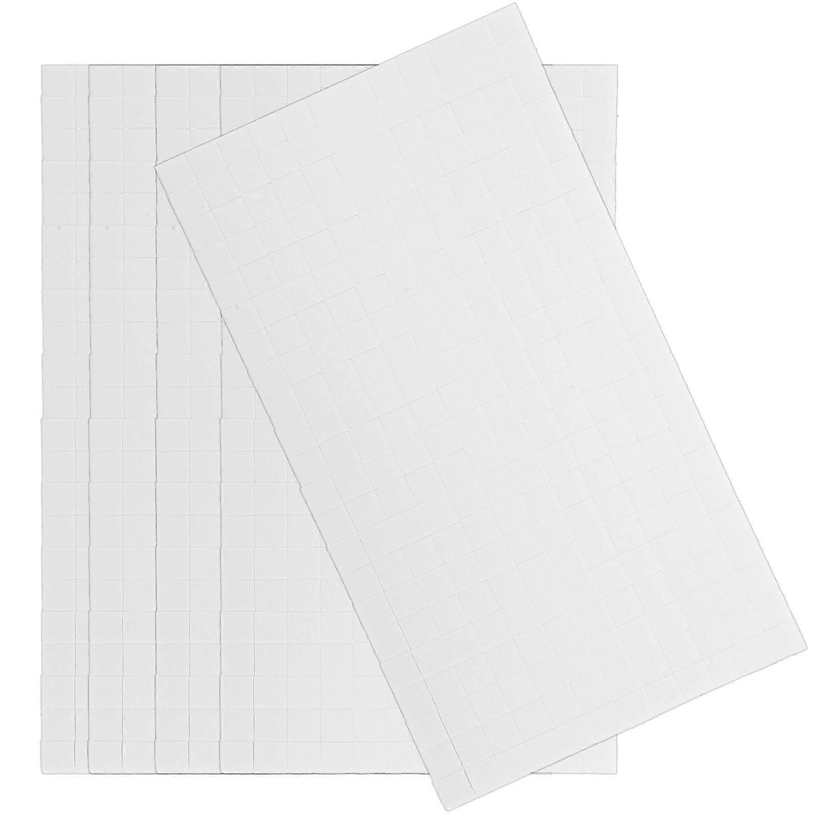 5 Sheets Foam Dots Squares Dual-Adhesive Foam Mount for Scrapbook DIY Crafts Office Supplies