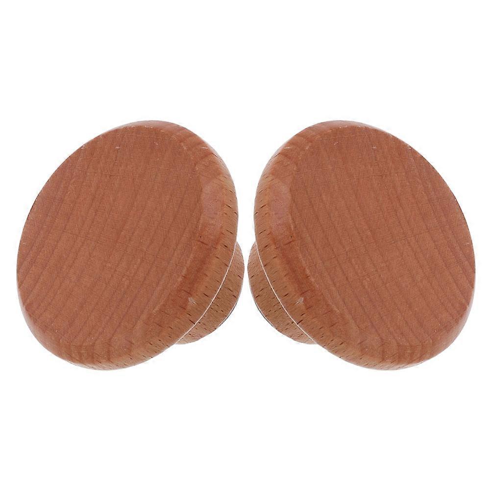 Wooden Pot Lid Knob for Kitchen Pan Replacement 2Pcs Handle