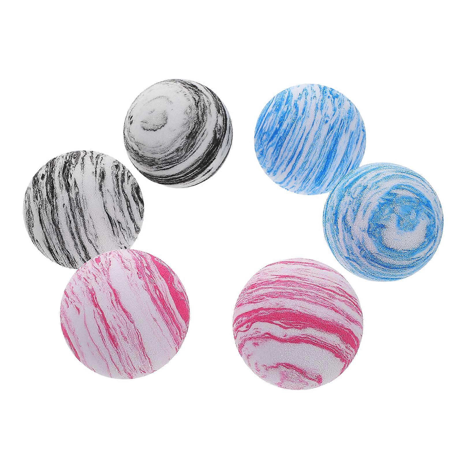 Eva Foam Golf Balls for Multi-Functional Training Soft Play 6Pcs