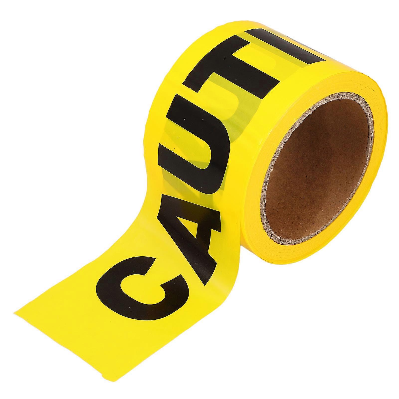Caution Tape Hazard Tape Barrier Tape Non Adhesive For Danger/hazardous Areas (100m)