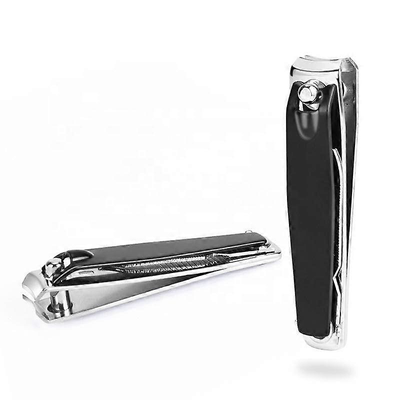 Stainless Steel Nail Clipper with Precision Lever Action and Foldable File for Fingernails and Toenails