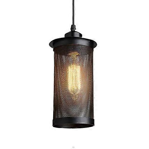 Iron Hanging Lamp E27 Flush Mount Pendant, Single Head Chandelier For Restaurant Bar Cafe