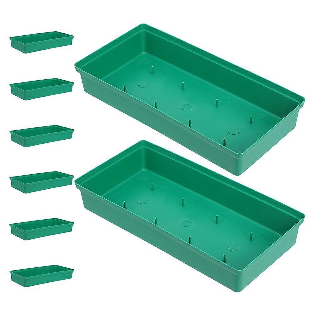 Flower Arrangement Floral Mud Tray Rectangle Block for Fixing 8Pcs