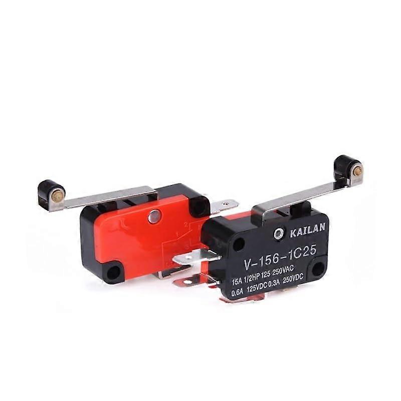 V1561C25 15A Push Button SPDT Momentary SnapAction Limit Switch Travel Switch