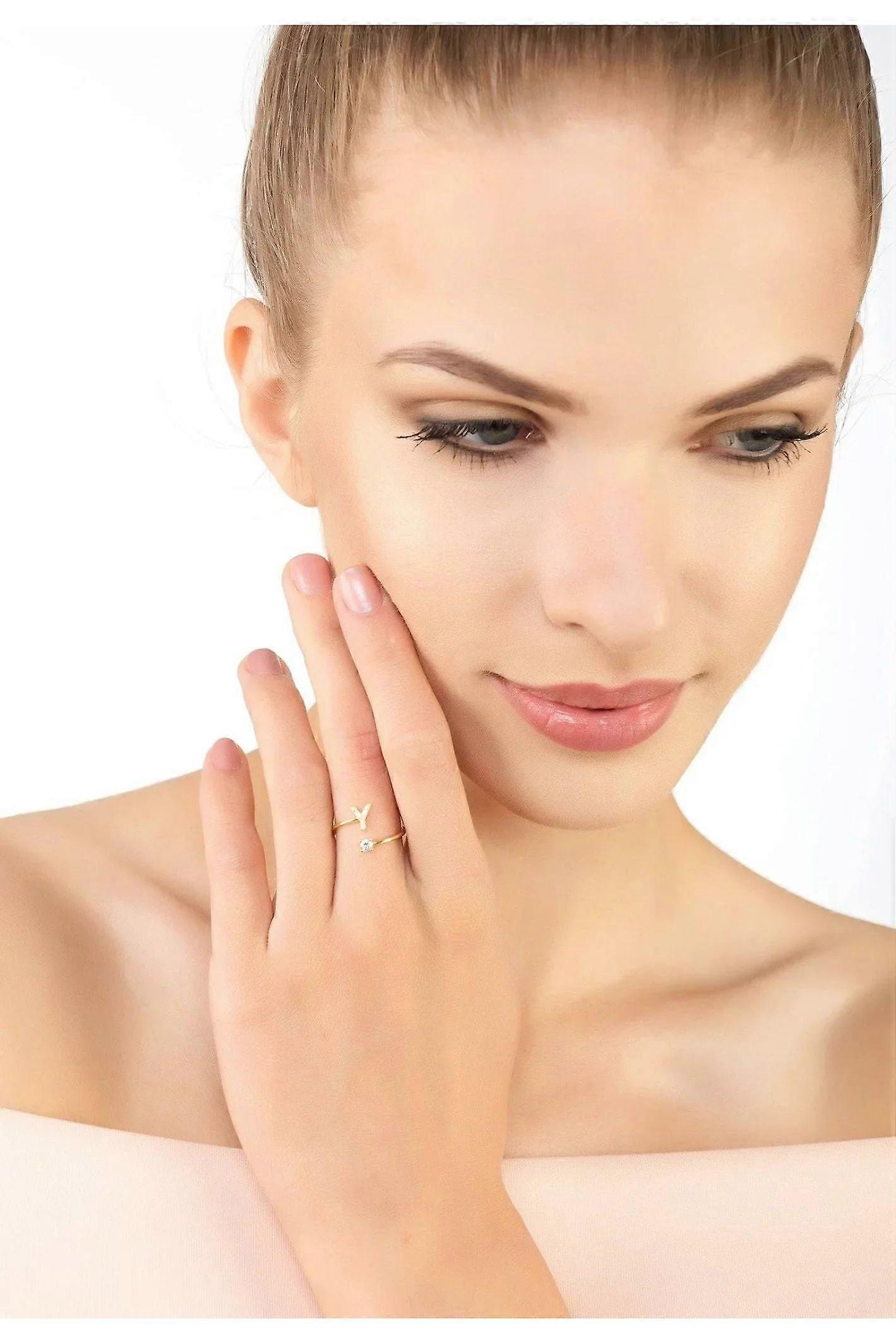 Latelita Initial Ring Rosegold Y pro: Ženy