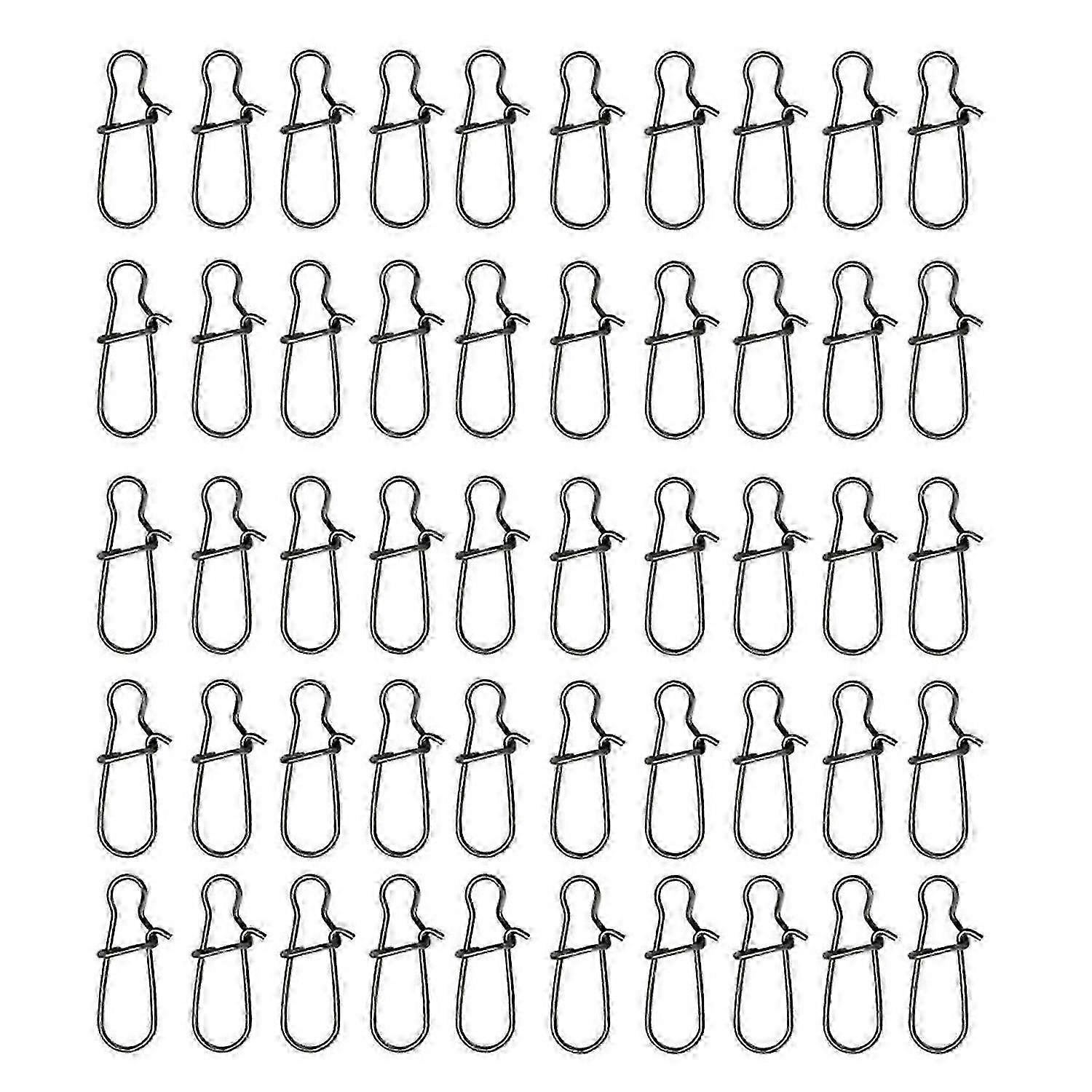 100 Black Reinforced Quick Connect Rings