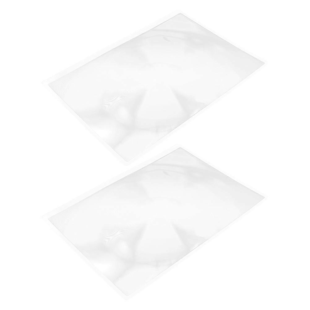PVC Large Sheet Magnifier for Reading 3X Magnifying Sheet 3Pcs Convenience Use