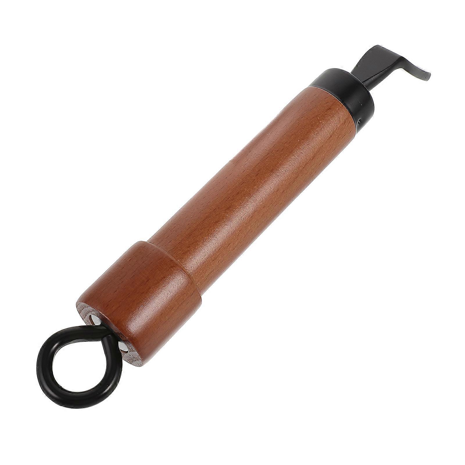 Pot Handle Wooden Beech Wood Antiscald Replacement Handle for Cookware