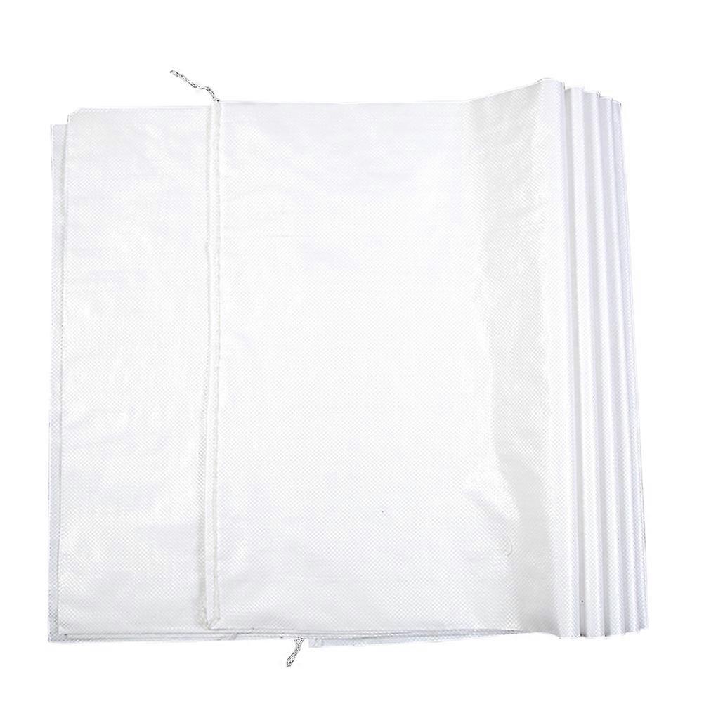 Woven Plastic White Gunny Sack for Packaging 30Pcs Sack