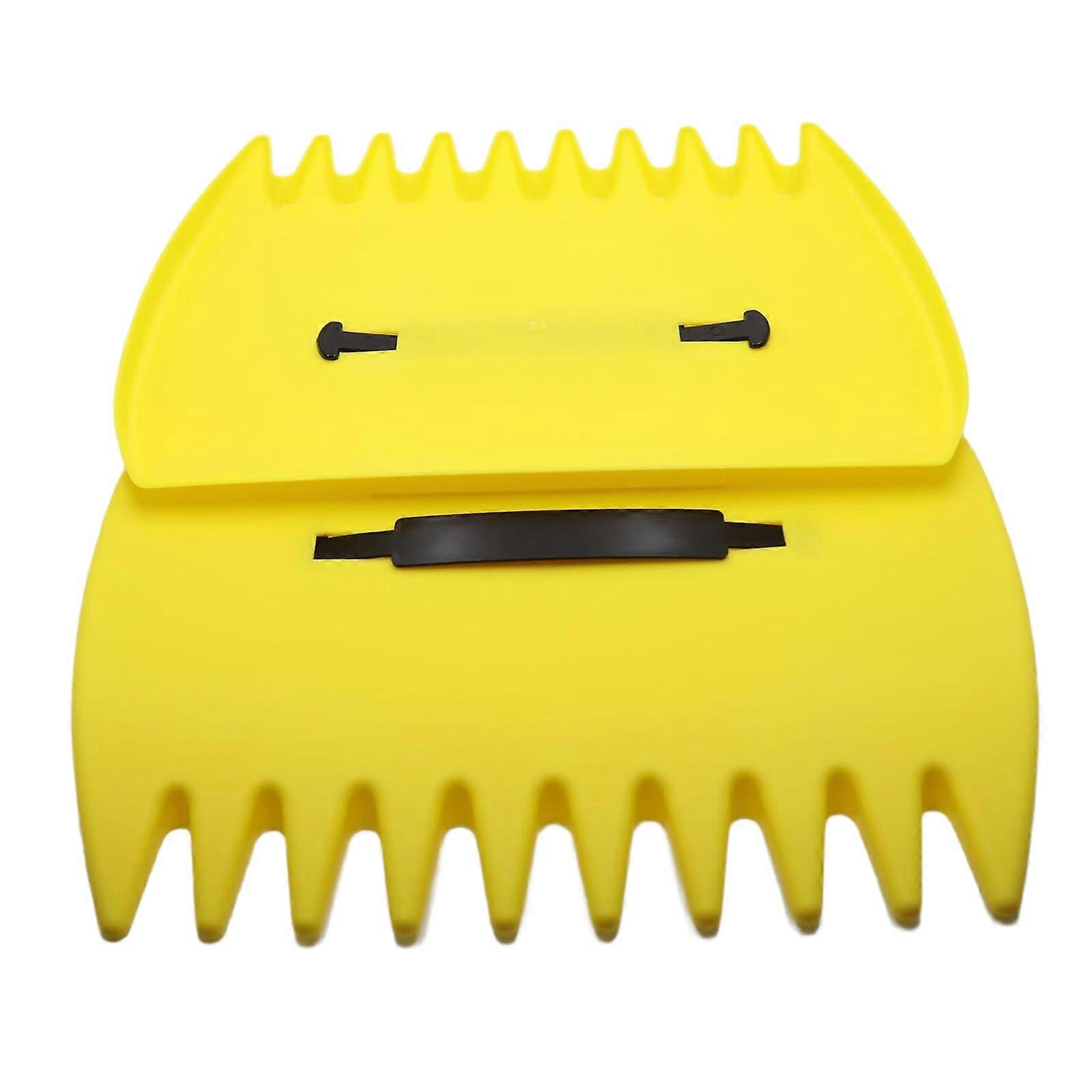 Large Handheld Leaf Grabber with Ergonomic Handles for Fast Garden and Yard Leaf Collection