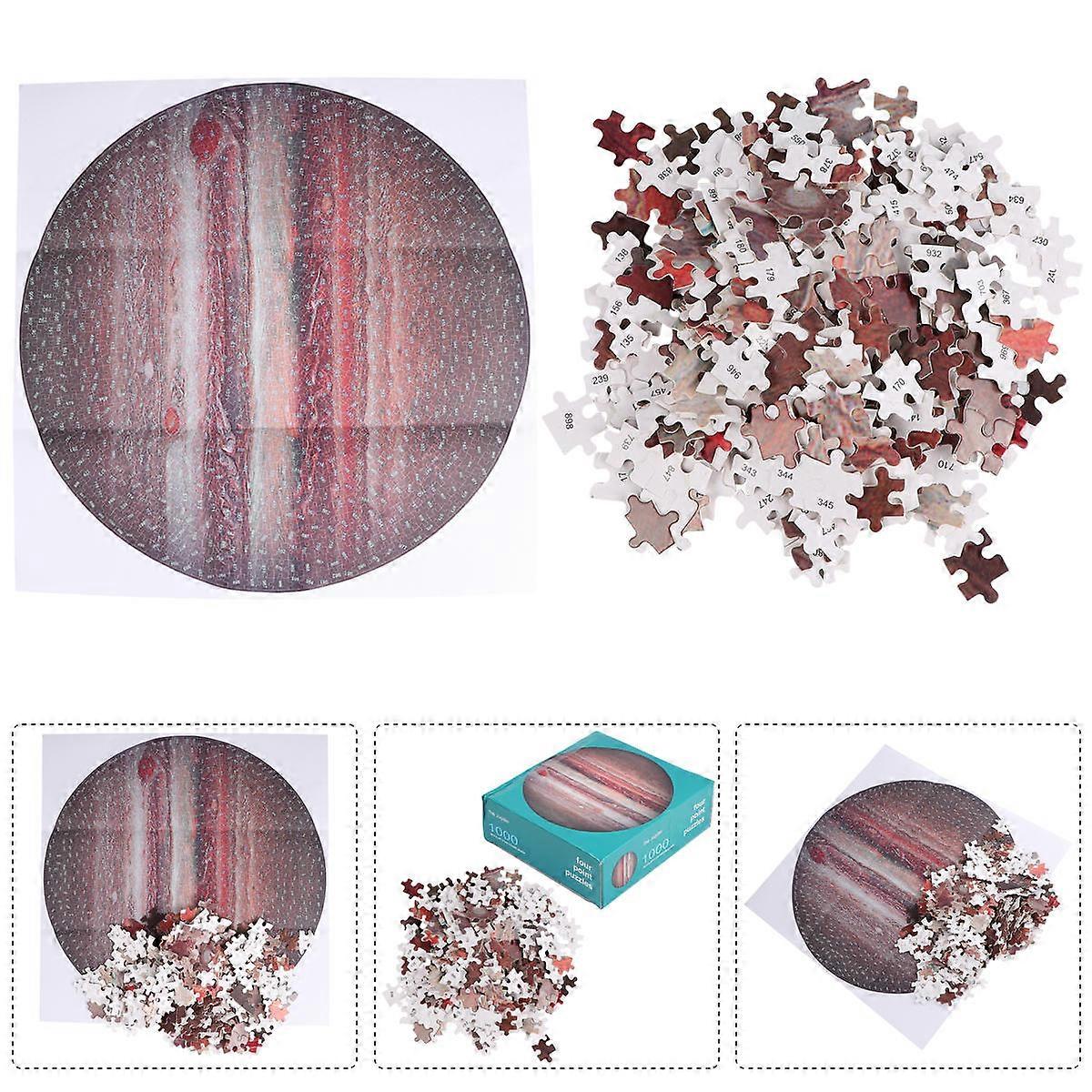 Decompression Puzzle Wooden Jupiter Toy with 1Set for Intelligence