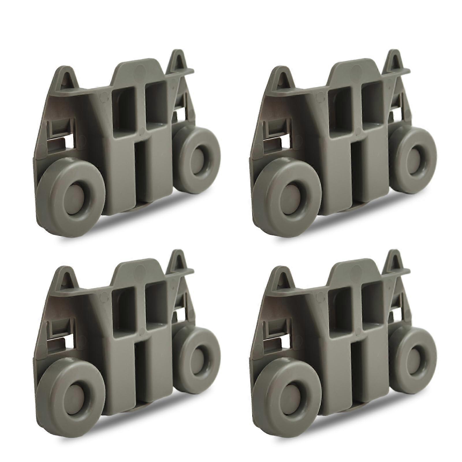 W10195417 Dishwasher Rack Wheels 4 Pack, Lower Rack Roller for Kenmore KitchenAid, Easy Install