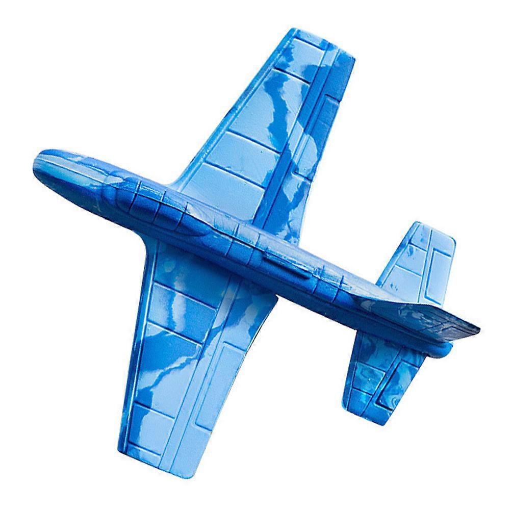 Throwing Airplane Toy for Playing 1Pcs Blue Eva Material Model