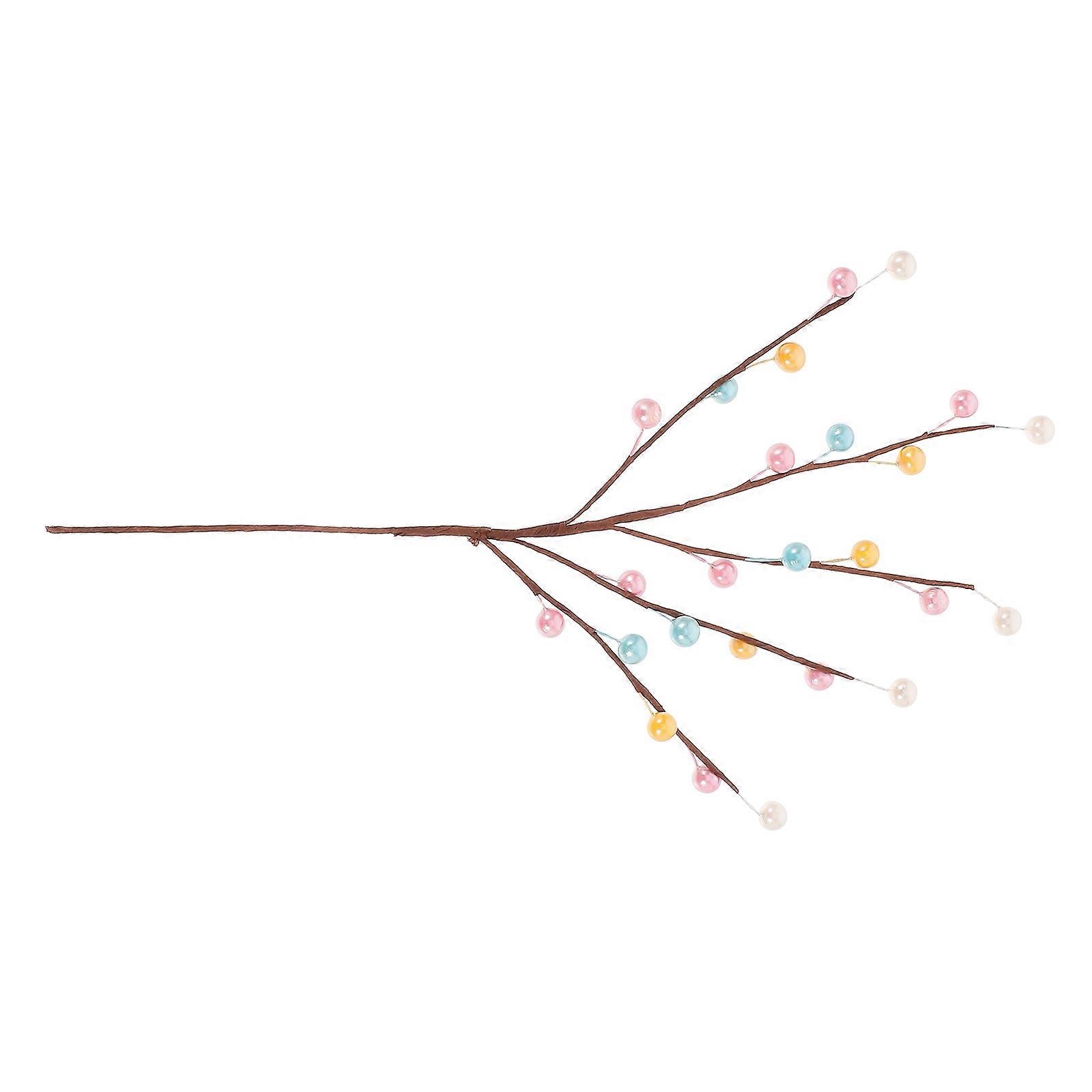 Artificial Easter Egg Branch for Easter Decor with 4Pcs for Home