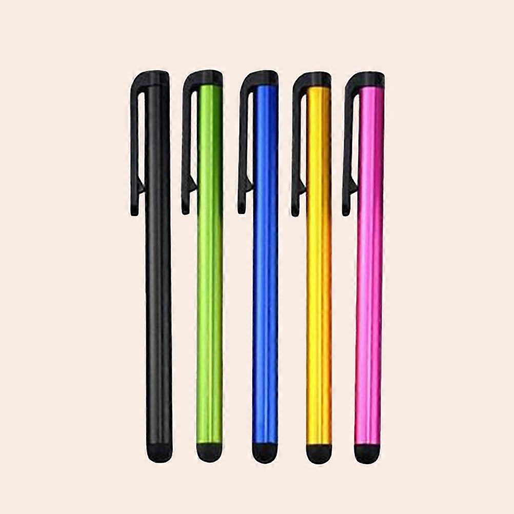Capacitive Pen Stylus Pen for Touch Screen 5Pcs Lot Assorted Colors