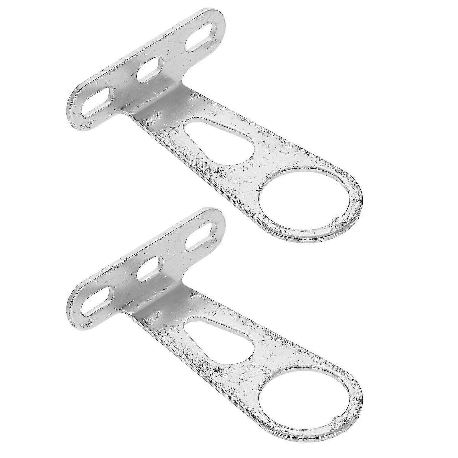 2pcs Universal Bicycle Basket Support Bracket for Front Fork and Rear Mount