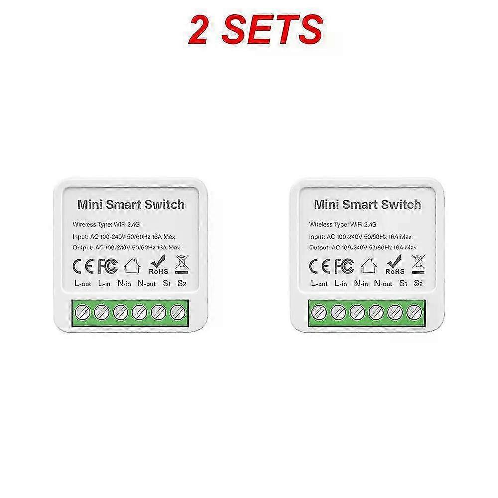 Smart Light Switch Module WiFi Zigbee 16A 14 Gang TwoWay Control Compatible with Alexa and Google Home