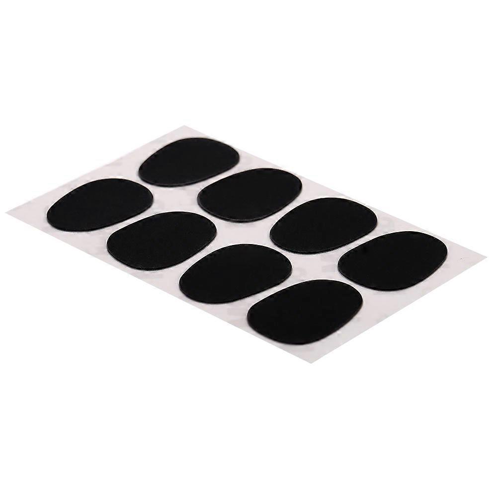 8Pcs 0.3mm munnstykke pads puter for altsaksofon tenorsaksofon svart
