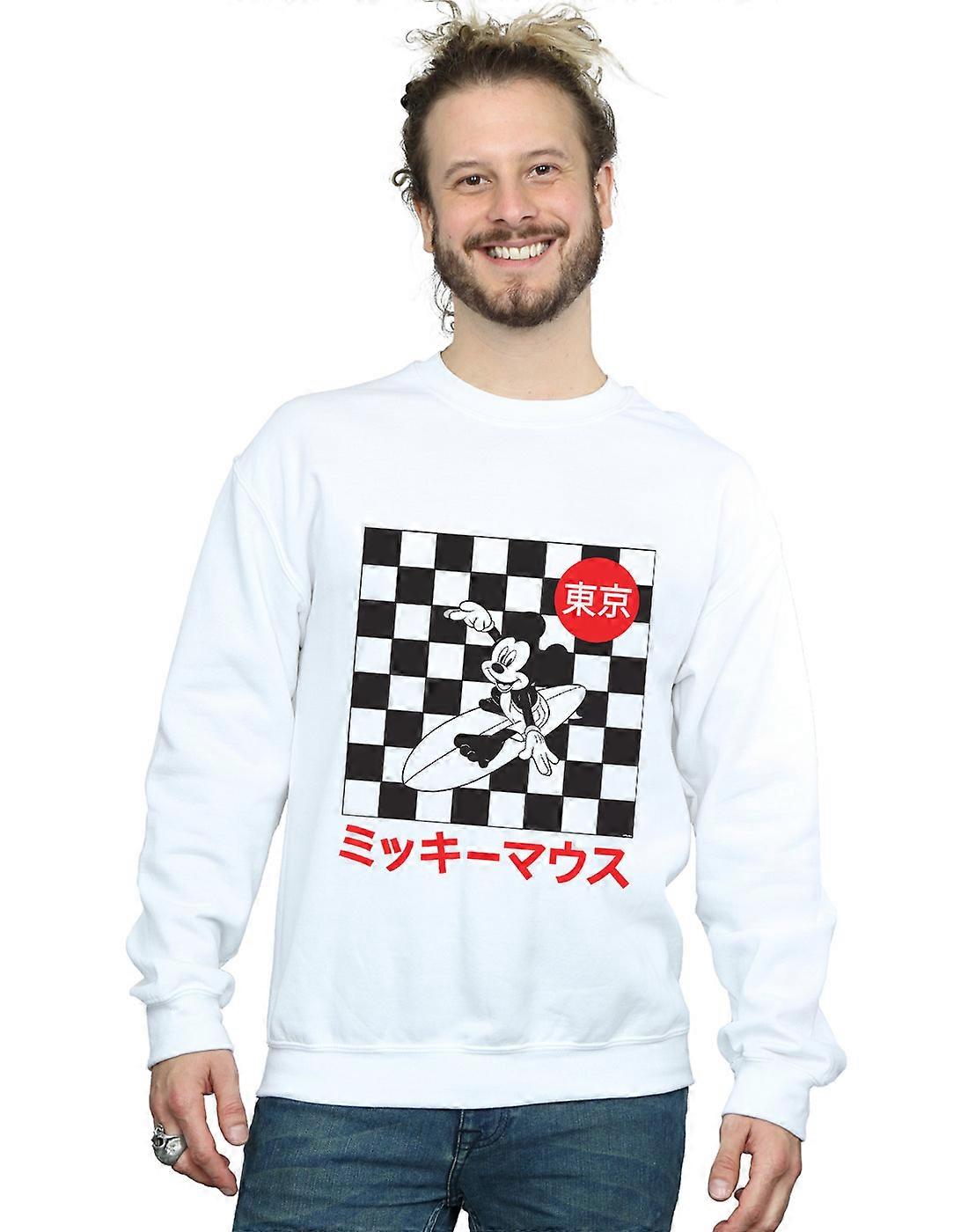 디즈니 남성용 미키마우스 서핑 스웨트셔츠