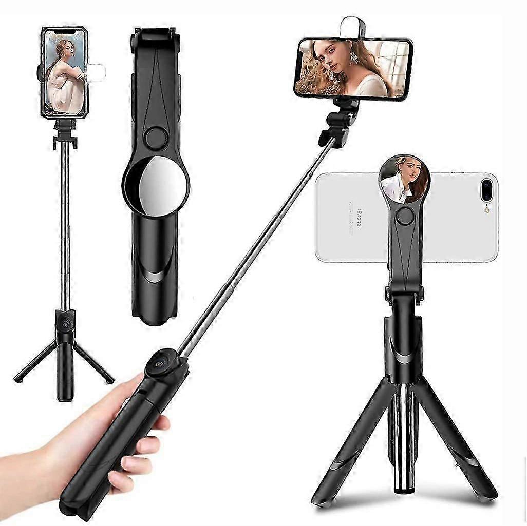 Bluetooth Selfie Stick for iPhone Android Samsung Smartphones