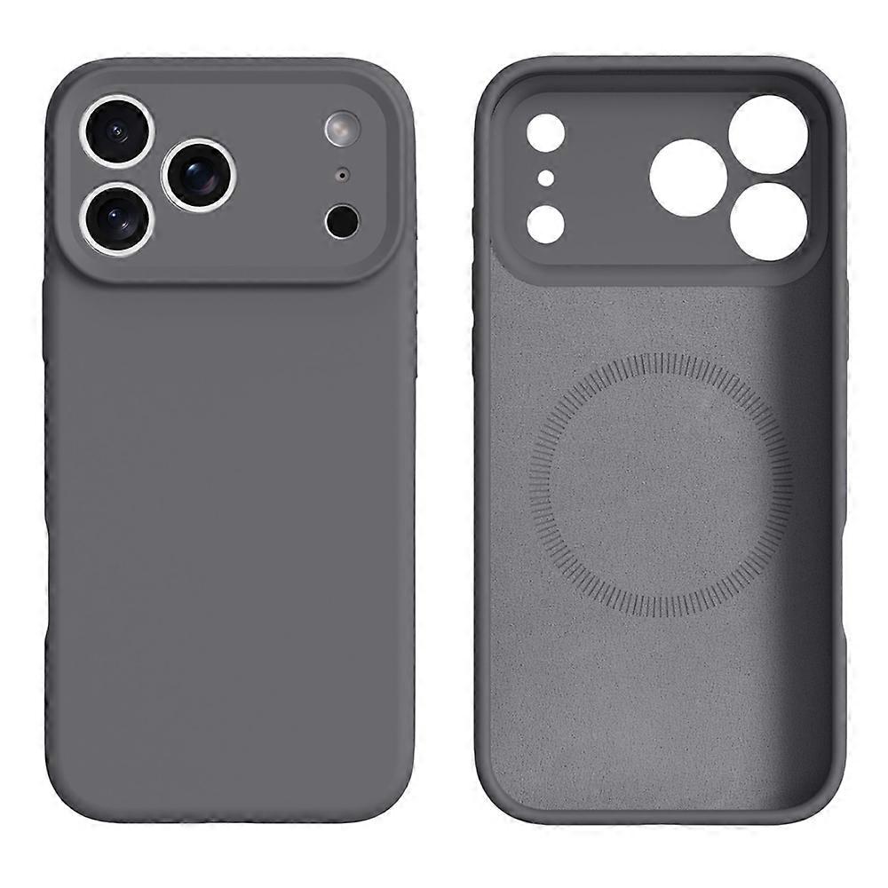For iPhone 17 Pro Case Compatible with MagSafe Precise Cutouts Liquid Silicone Protective Back Cover