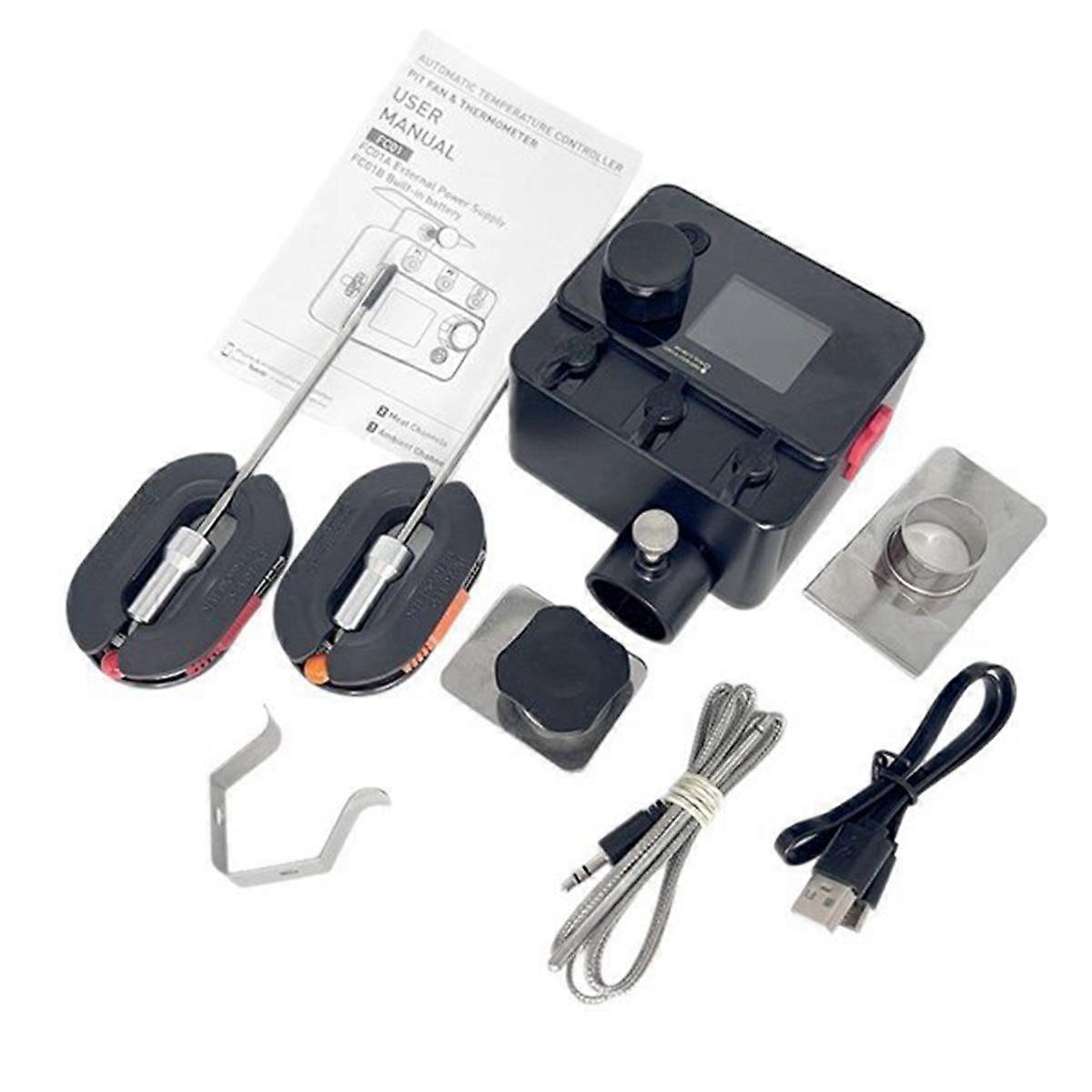 Bluetooth BBQ Grill Temperature Controller, Automatic Smoker Fan for , , Primo, Kamado