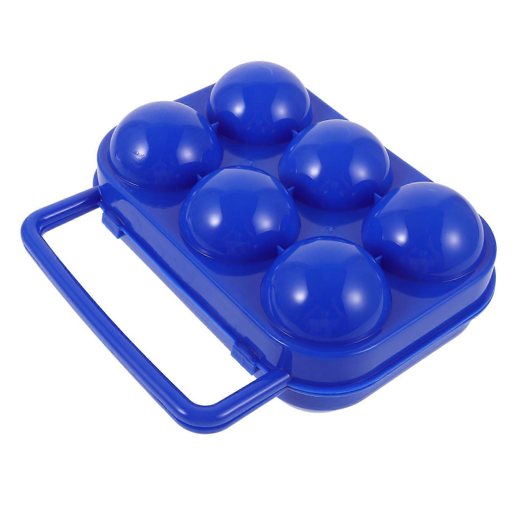 Egg Storage Container with BreakageResistant Design for Camping, Travel and Refrigerator Use