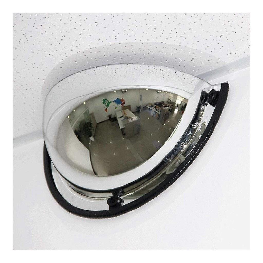 Convex Safety Mirror 180° WideAngle Acrylic Half Dome for  Ceiling Blind Spot Security