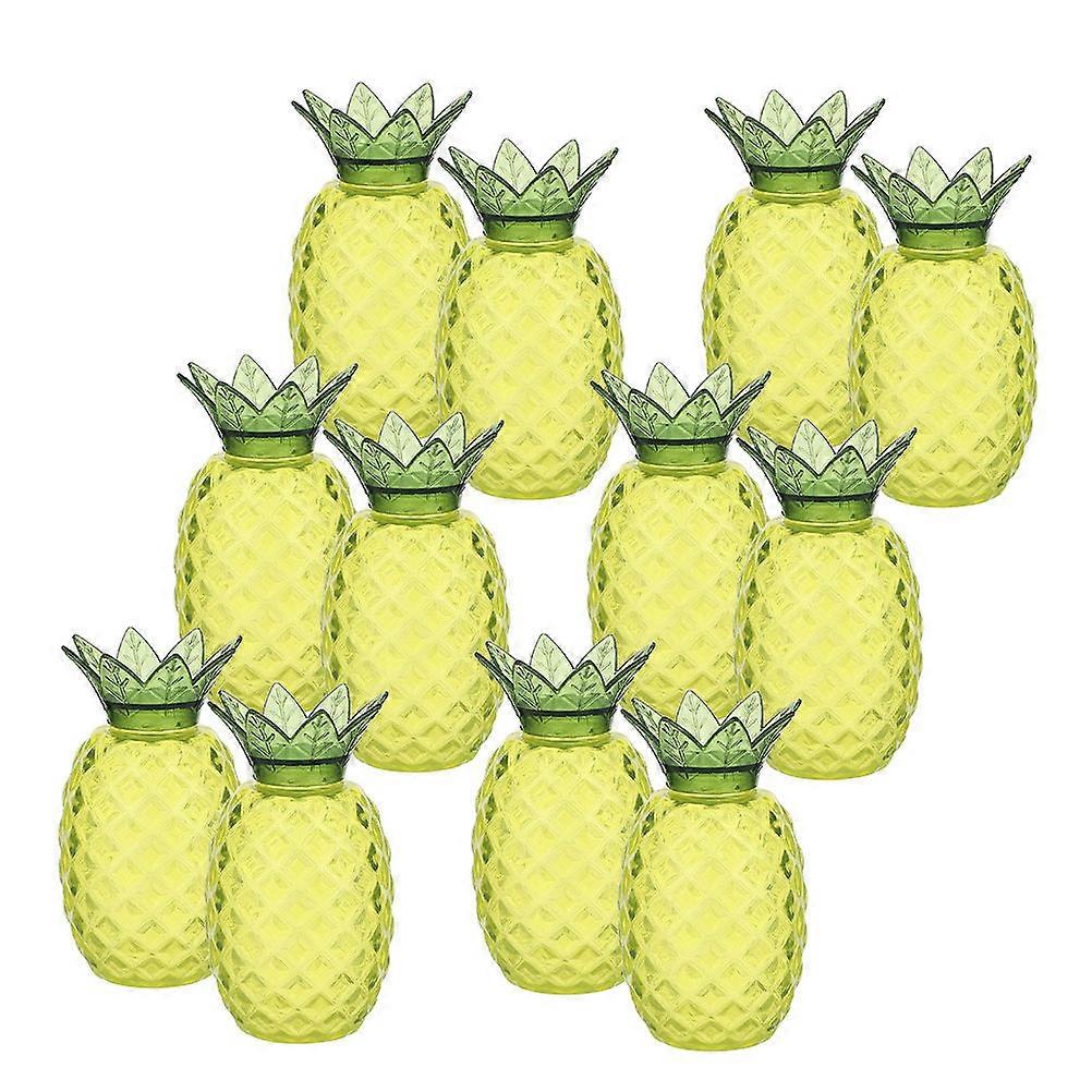 Plastic Pineapple Candy Boxes for Wedding Candy Wrapping 12Pcs Reusable