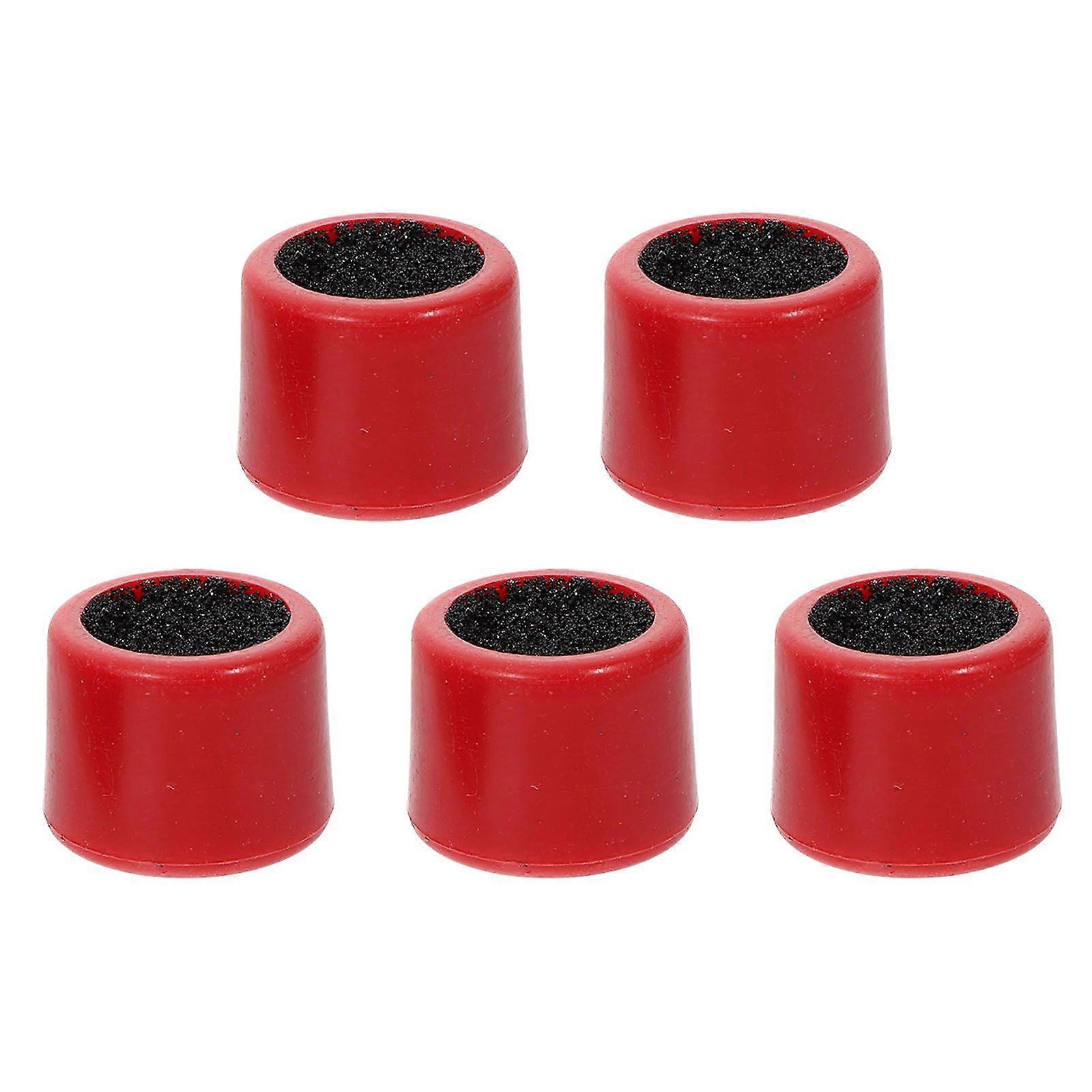 5Pcs Snooker Pool Cue Tip Shaper Round Shaped Cue Tip Sander Double-sided Cue Tip Tool