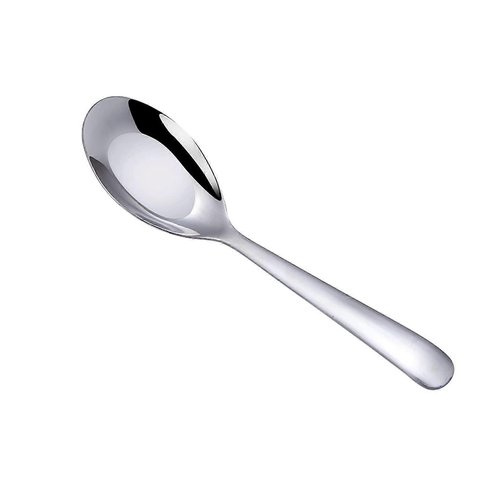 Stainless Steel Spoon with Mirror Finish, Vacuum Titanium Plating and Laser Engraved Pattern
