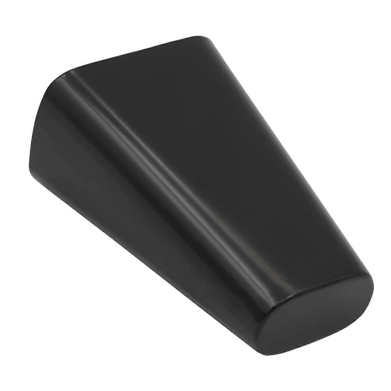 Drum Set Cowbell Black Heavy Duty Percussion Accessory for Professional Consistent Sound