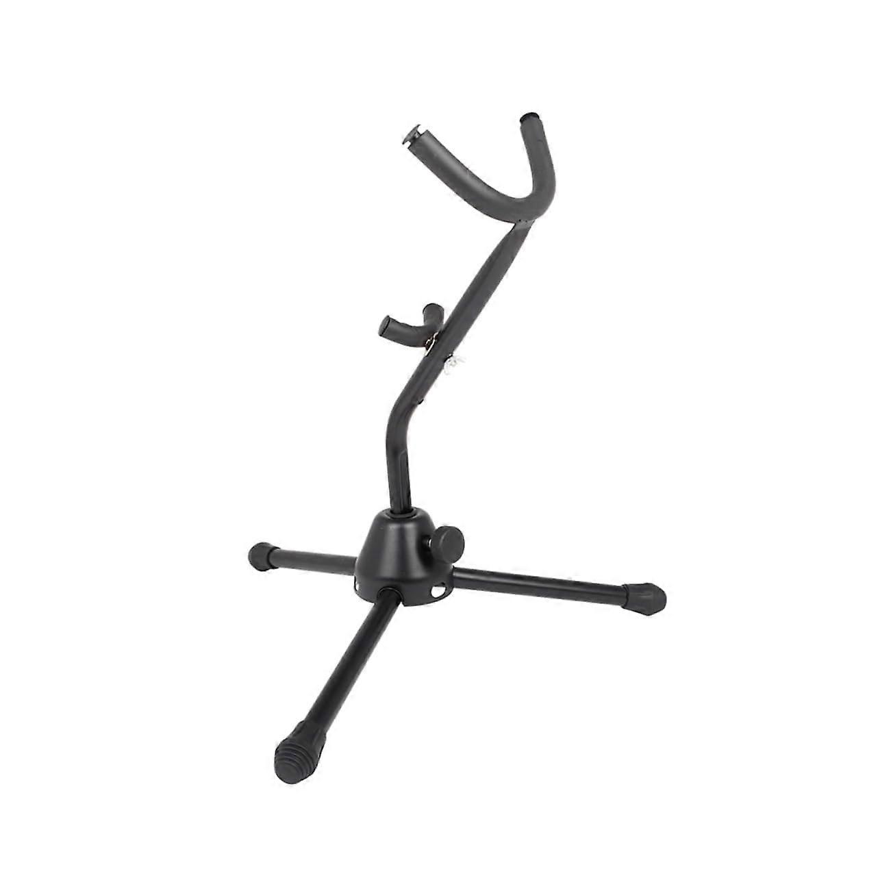 Foldable Saxophone Stand with Adjustable Height, Stable Tripod and Padded Support for Alto