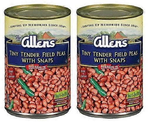 Allens Tiny Tender Field Peas con Snaps 2 Latas Pack