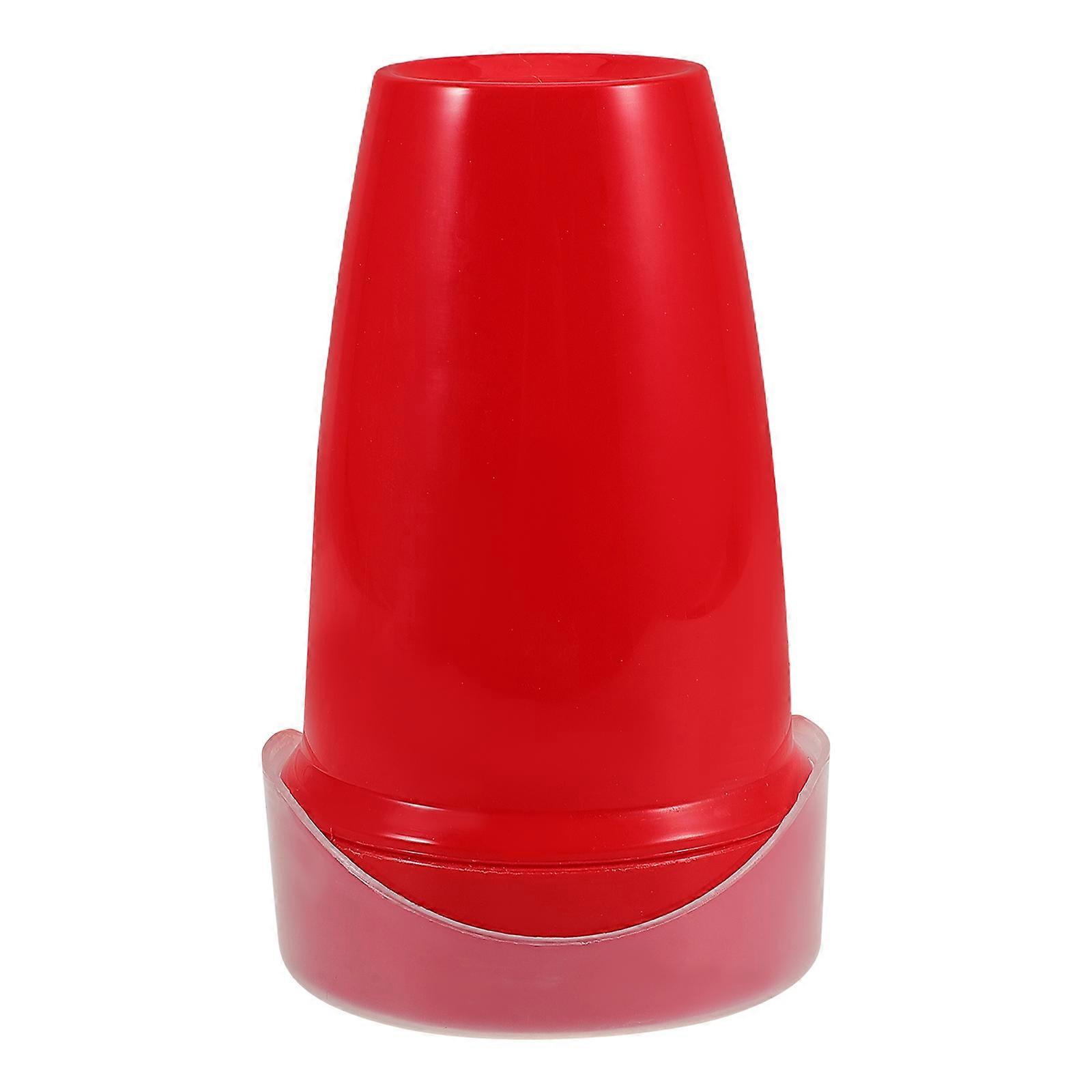 Handheld Mini Flour Sifter for Baking Powder Sugar Duster Red